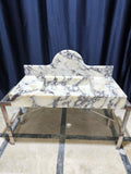Calacatta Marble Wall Mount Sink: Natural Stone Washbasin