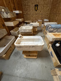 Calacatta Viola Marble Floating Sink: Bathroom Vanity, Powder Room