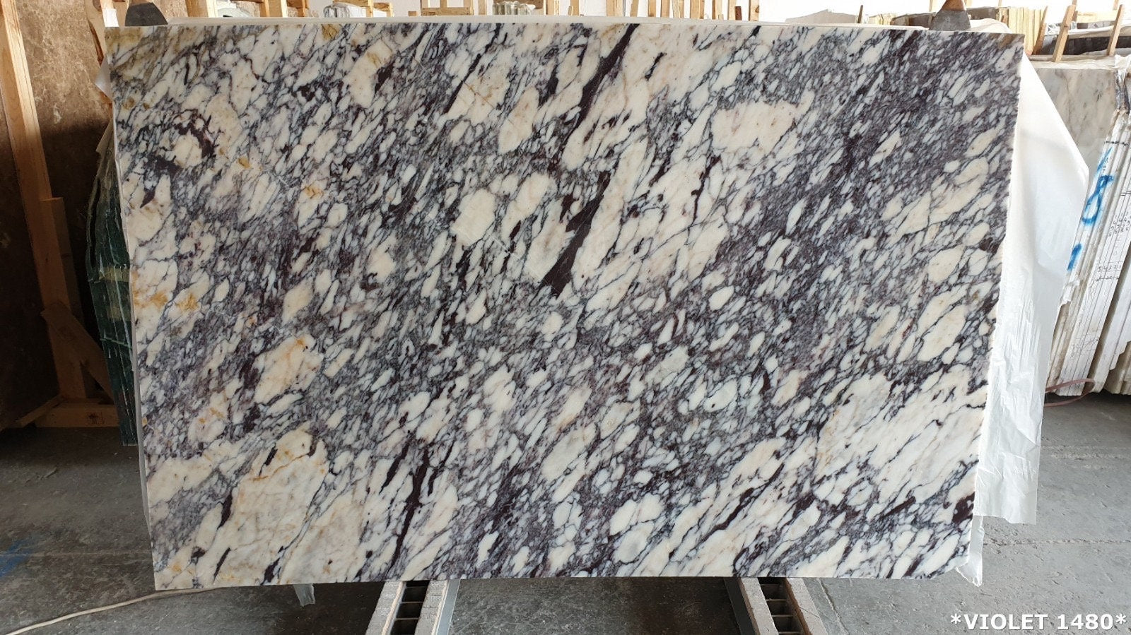 Handcrafted Calacatta Marble Vessel Sink Slab: Custom Natural Stone Basin (45”x20”x1”)