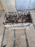 Handmade Calacatta Marble Wall Mount Bathroom Sink