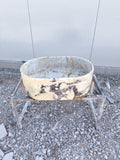 Calacatta Viola Marble Sink: Hand Carved Rounded Stone Sink