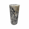 Calacatta Viola Marble Plinth: Pedestal Coffee Table