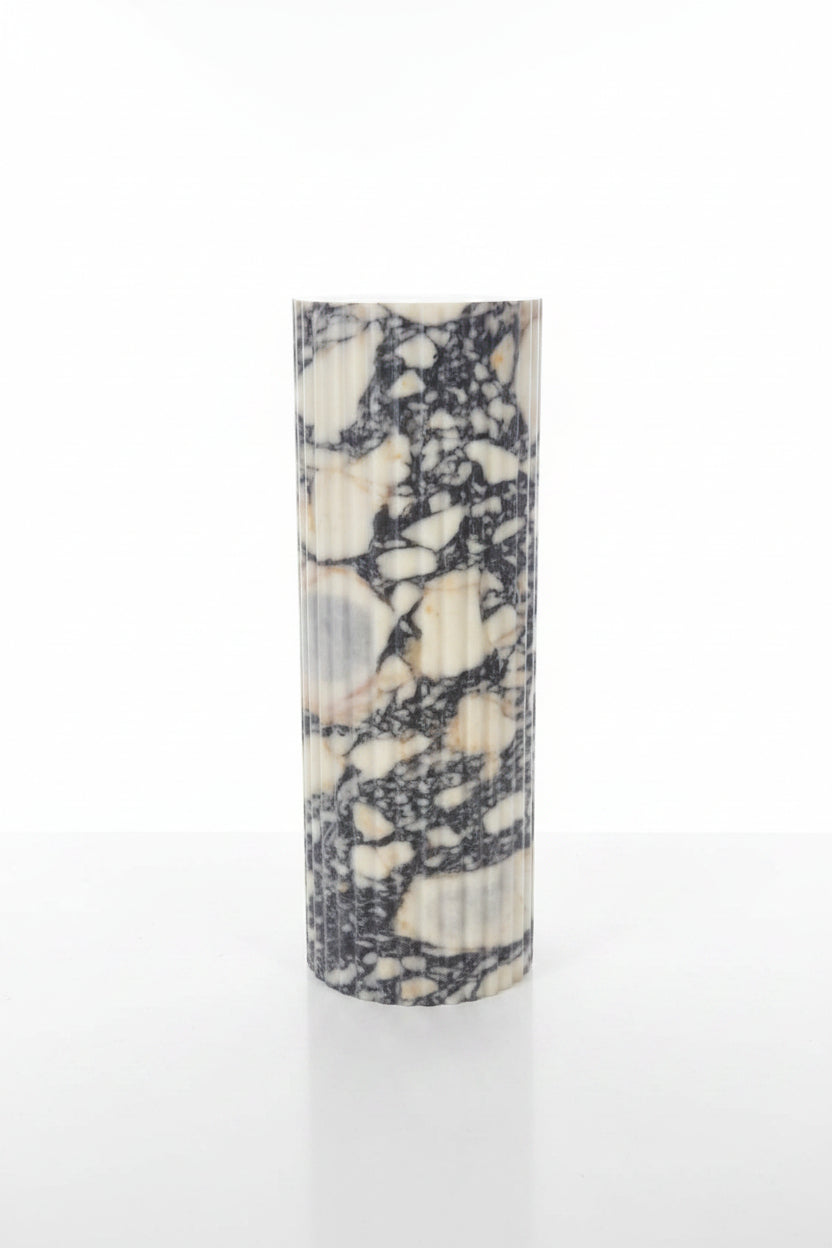 Calacatta Viola Marble Plinth: Pedestal Coffee Table