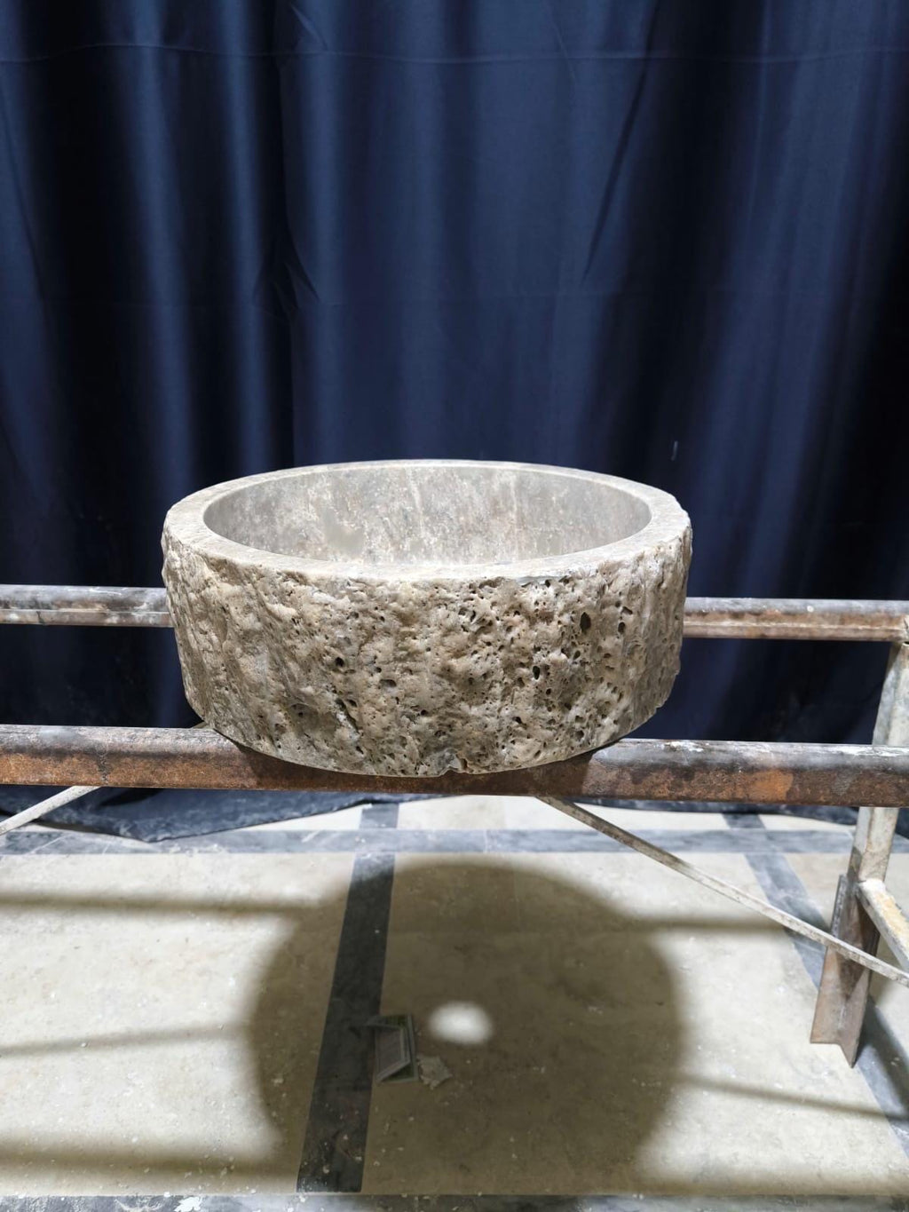 Travertine Stone Sink: Rustic Renaissance Style, Natural Stone
