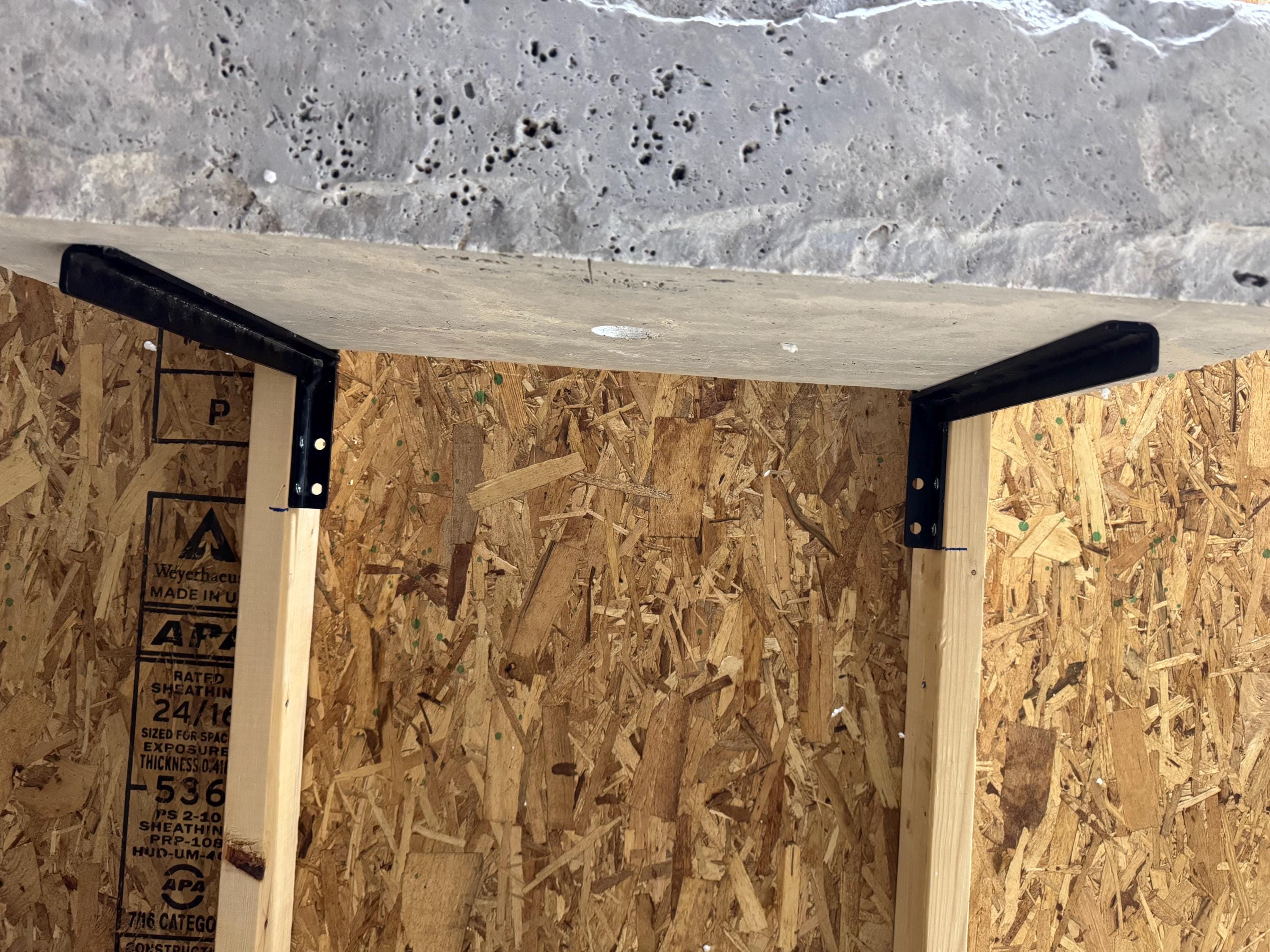 Handcrafted Silver Travertine Rectangular Sink: Natural Stone Washbasin