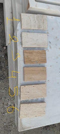 Travertine Sample: Natural Stone Tile (5”x5”)