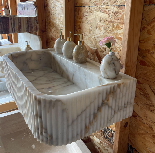 Calacatta Viola Marble for John 30"x18"x7"