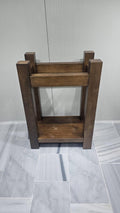 Architectural Wood base Solid block base Handcrafted Wood Support