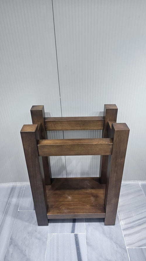 Architectural Wood base Solid block base Handcrafted Wood Support