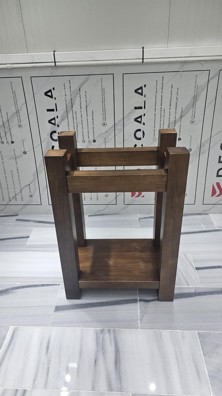 Architectural Wood base Solid block base Handcrafted Wood Support