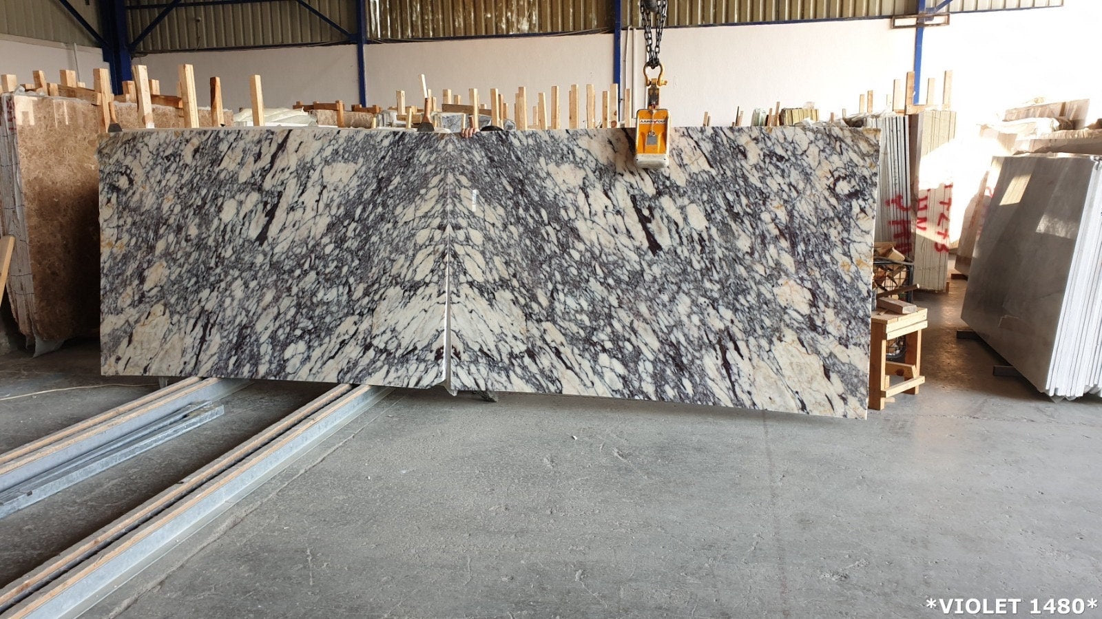 Handcrafted Calacatta Marble Vessel Sink Slab: Custom Natural Stone Basin (45”x20”x1”)
