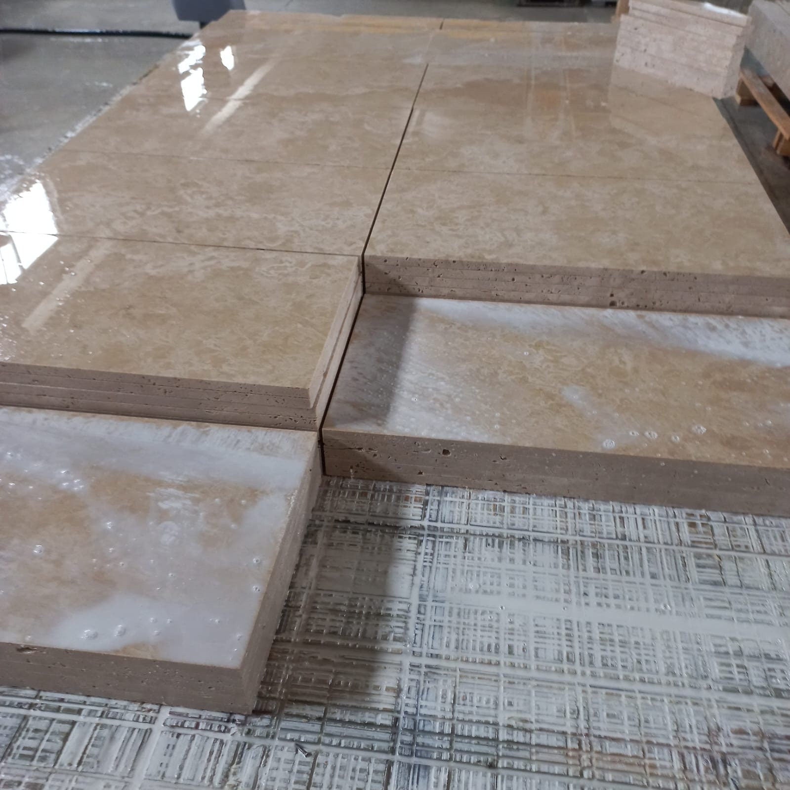 Travertine Sample: Natural Stone Tile (5”x5”)