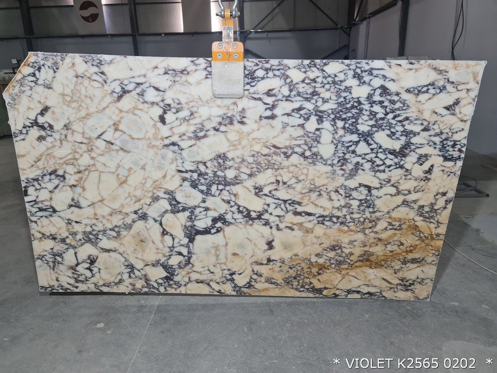 Handcrafted Calacatta Marble Vessel Sink Slab: Custom Natural Stone Basin (45”x20”x1”)